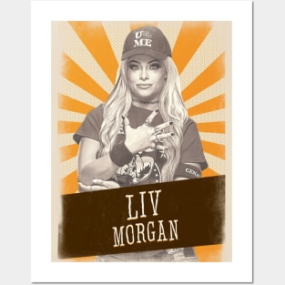 Vintage Aesthetic Liv Morgan Posters and Art